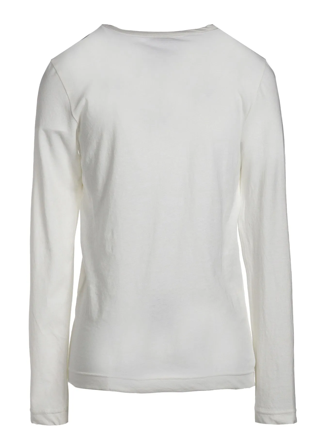 40/-HARD TWIST JERSEY ROUND NECK LONG SLEEVE T