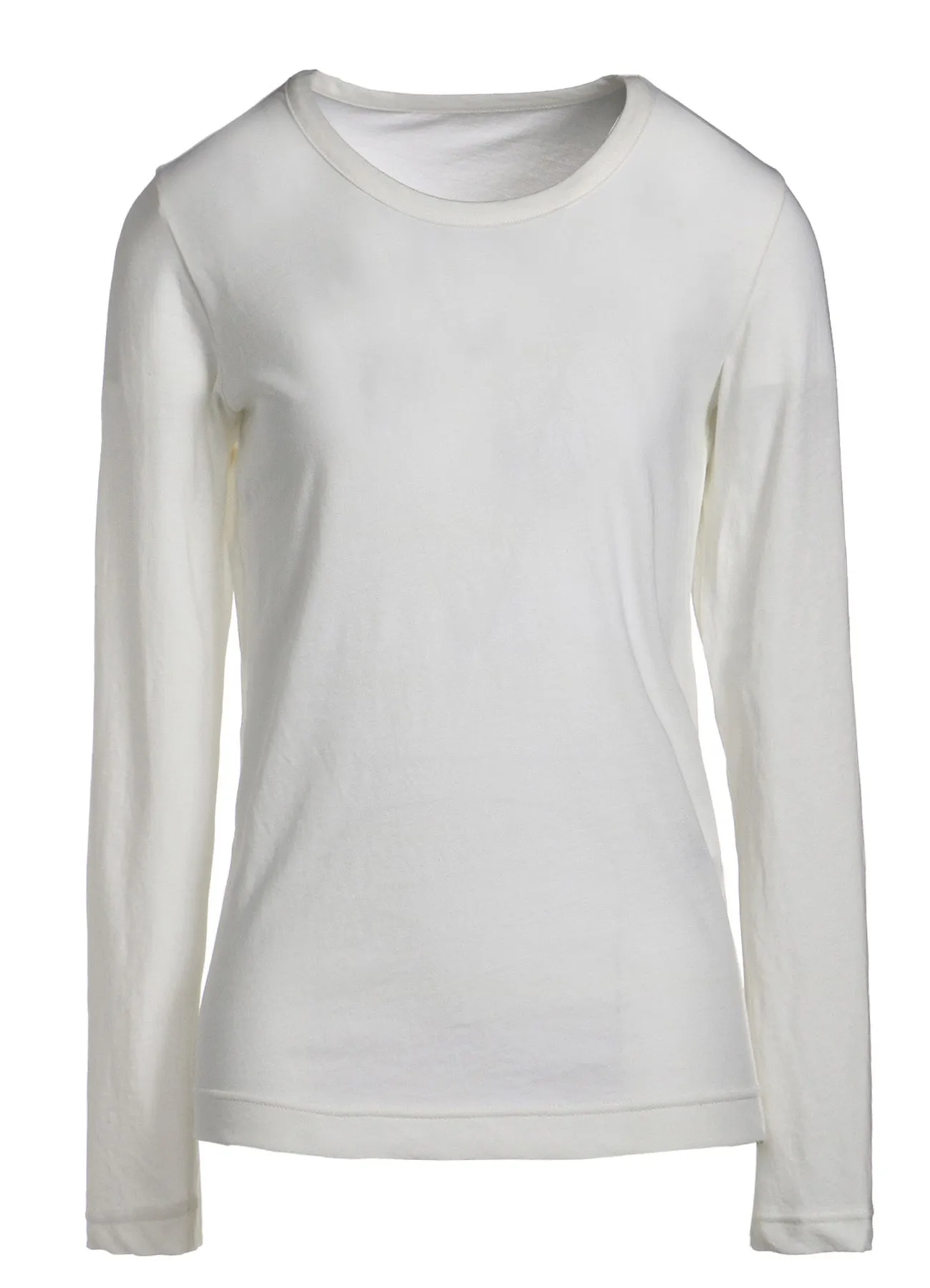 40/-HARD TWIST JERSEY ROUND NECK LONG SLEEVE T