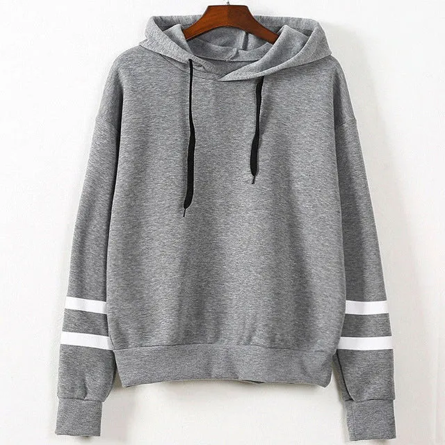 Autumn Stylish Design Long Sleeve Women Hoodies Sweatshirts Hooded Female Jumper Women's Tracksuits Wram Pullover Tops