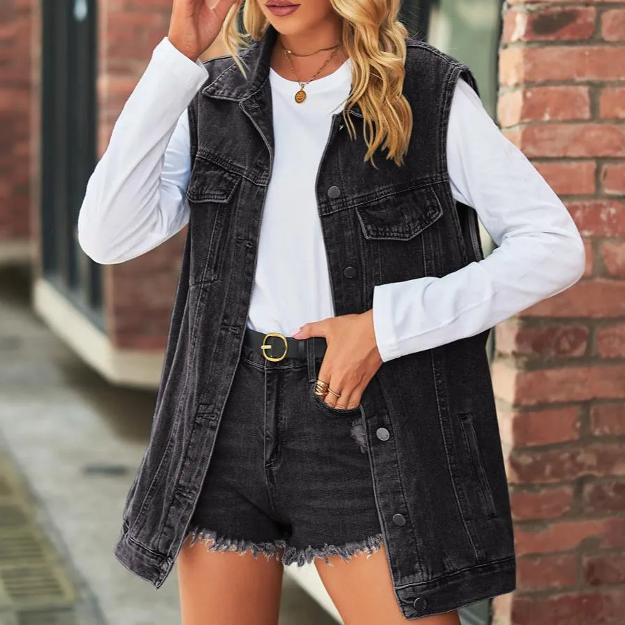 CHARLOTTE DENIM VEST