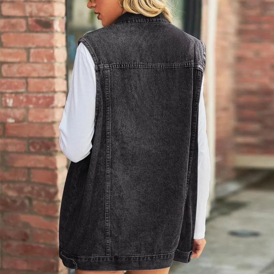 CHARLOTTE DENIM VEST