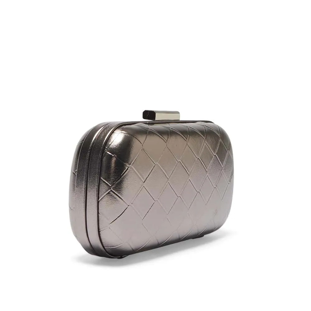 Chic Clutch in Pewter Weave