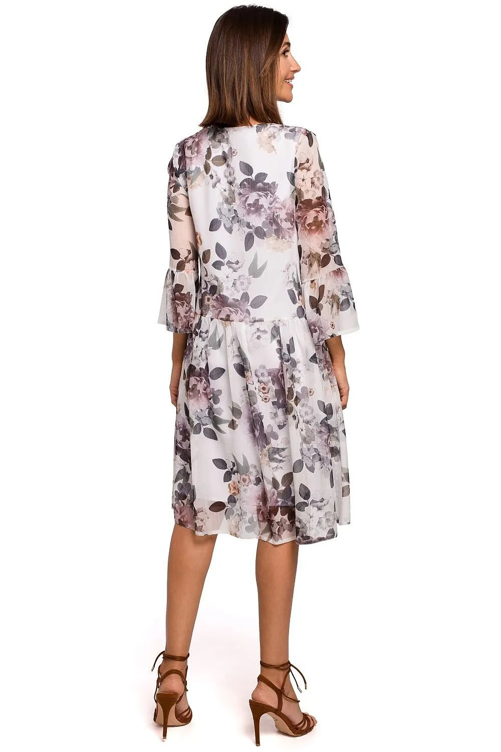 Chic Floral Chiffon Daydress