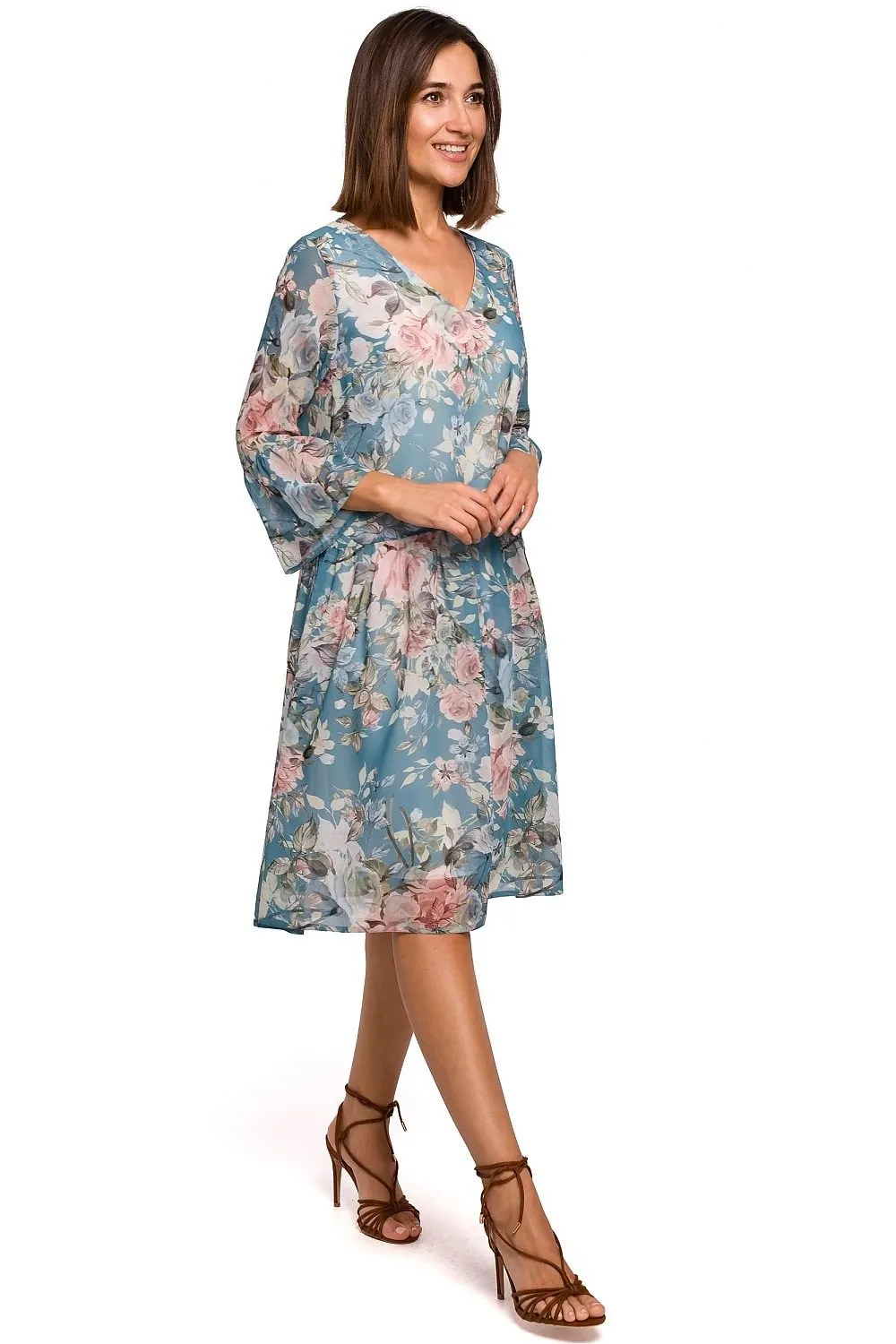 Chic Floral Chiffon Daydress