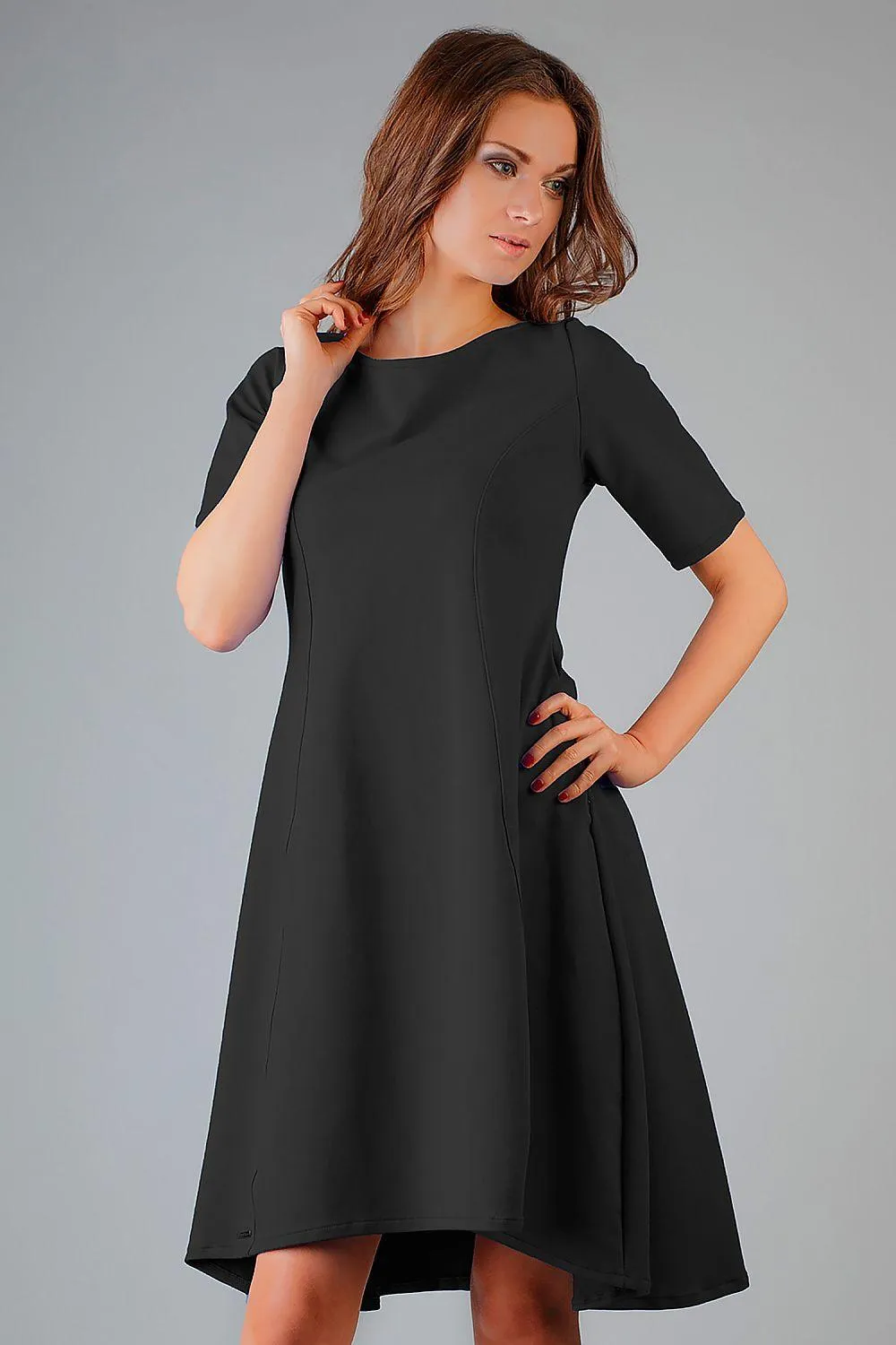 Chic French-Cut Flared Daydress - Tessita 41323