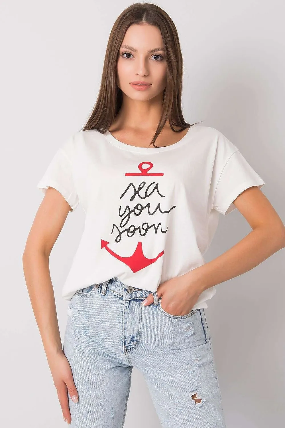 Chic Graphic Print Women's Top