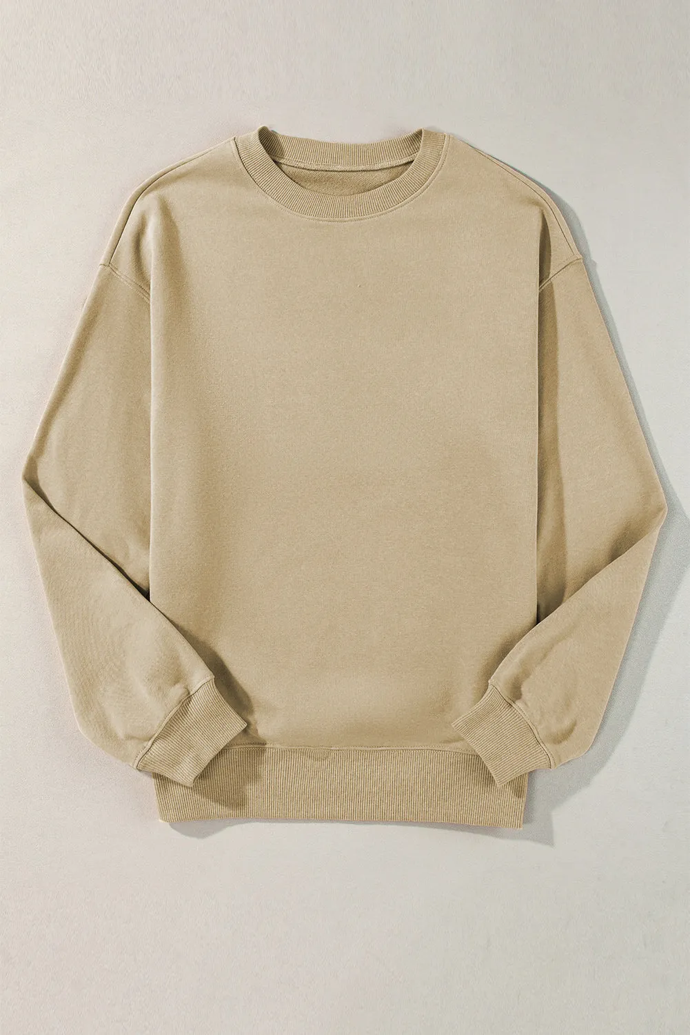 Crew Neck Fleece Sweatshirt