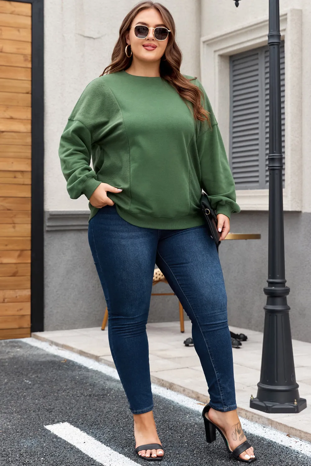 Crewneck Plus Size Sweatshirt