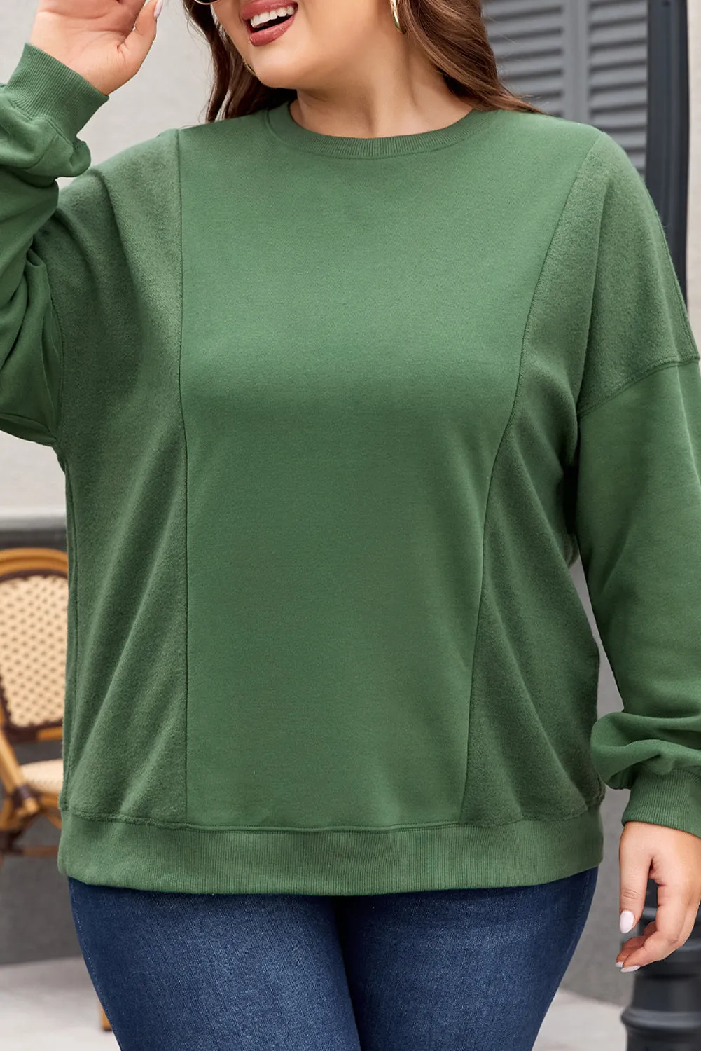 Crewneck Plus Size Sweatshirt