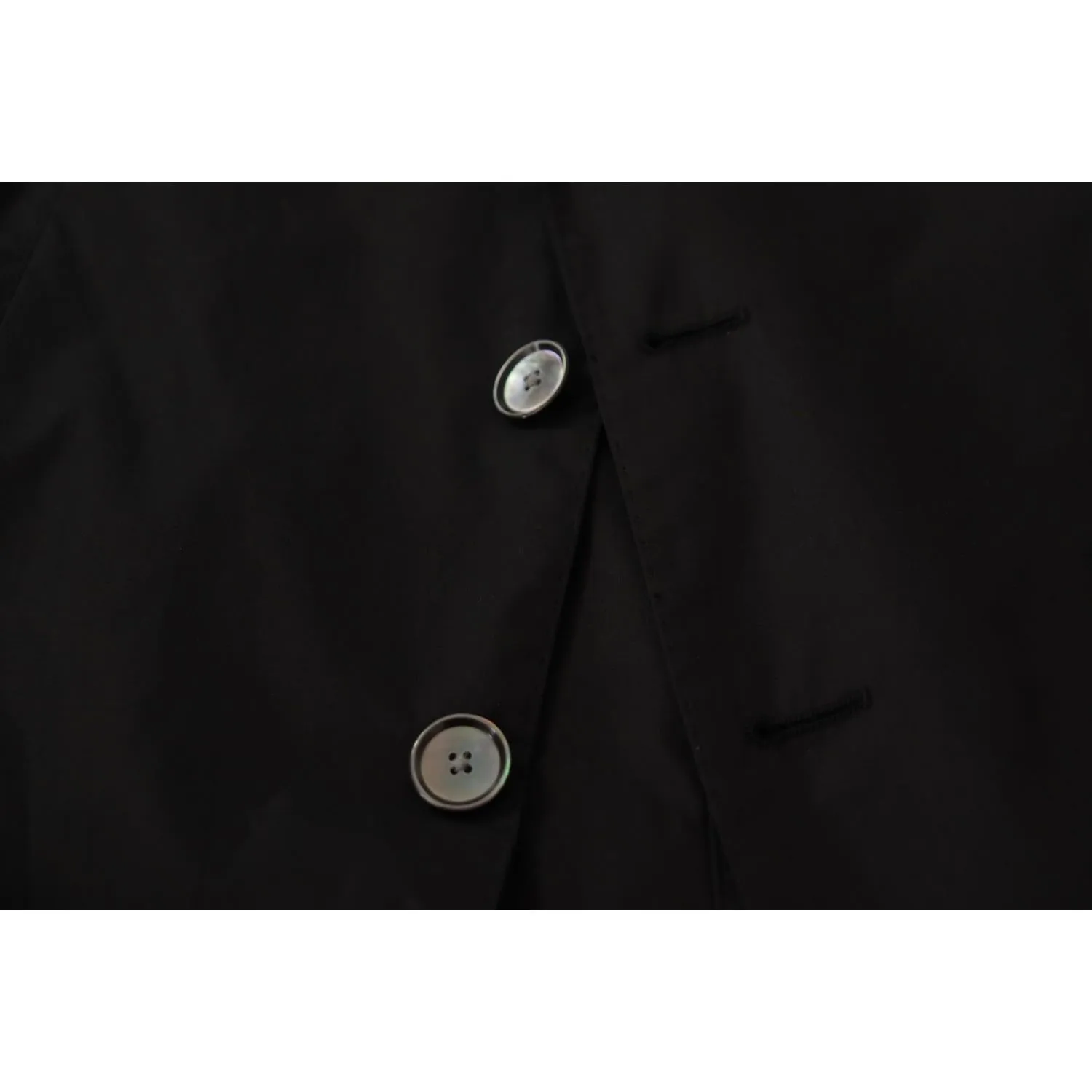 Dolce & Gabbana Elegant Taormina Black Cotton Blazer