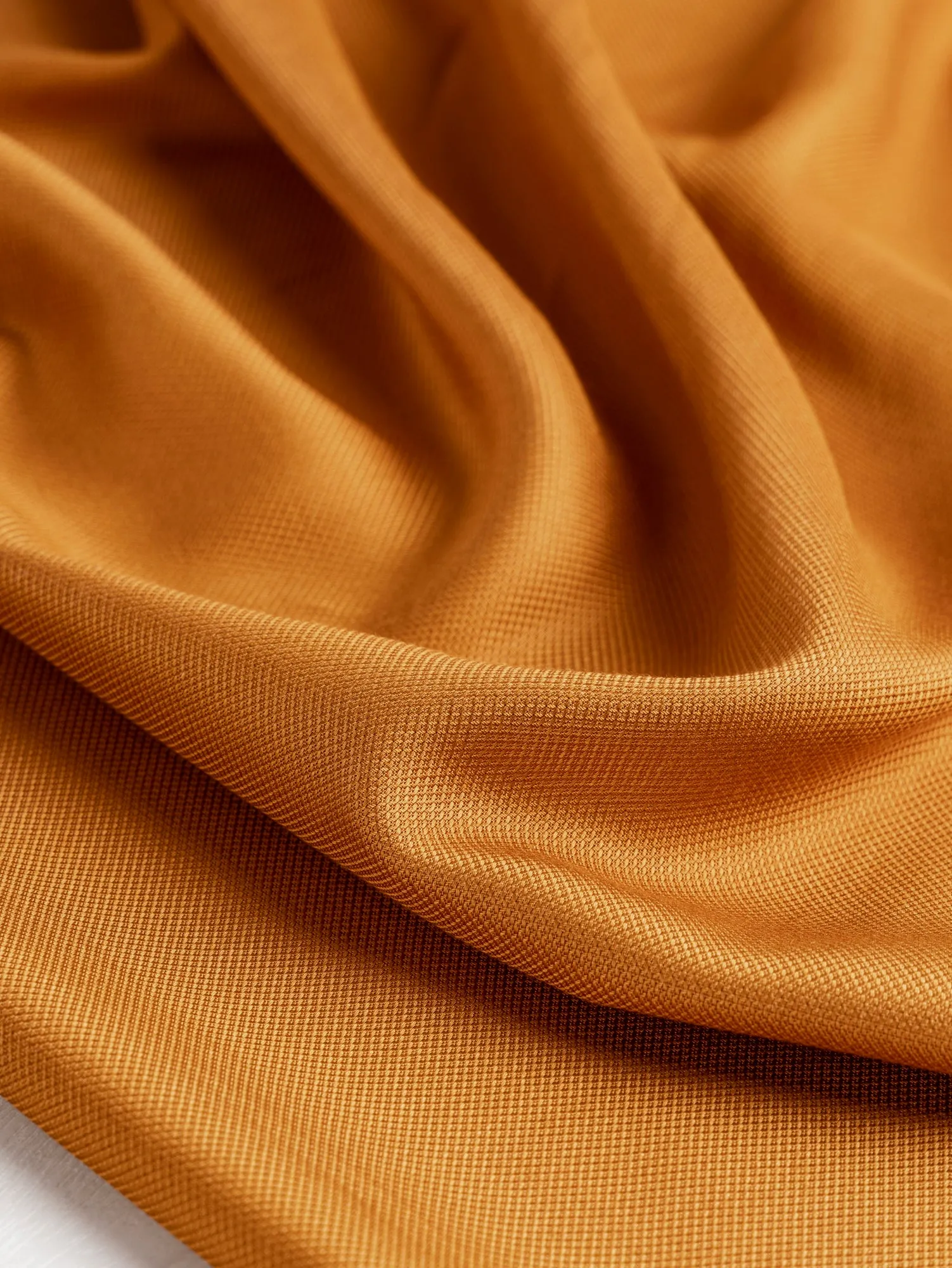 Drapey Dobby Textured Modal - Caramel - Swatch