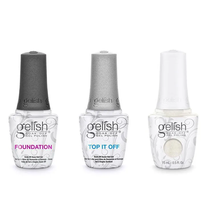 Gelish Combo - Base, Top & Champagne