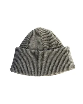 Homespun Knitwear Thermal Knit Cap Bulky Waffle Grey Melange