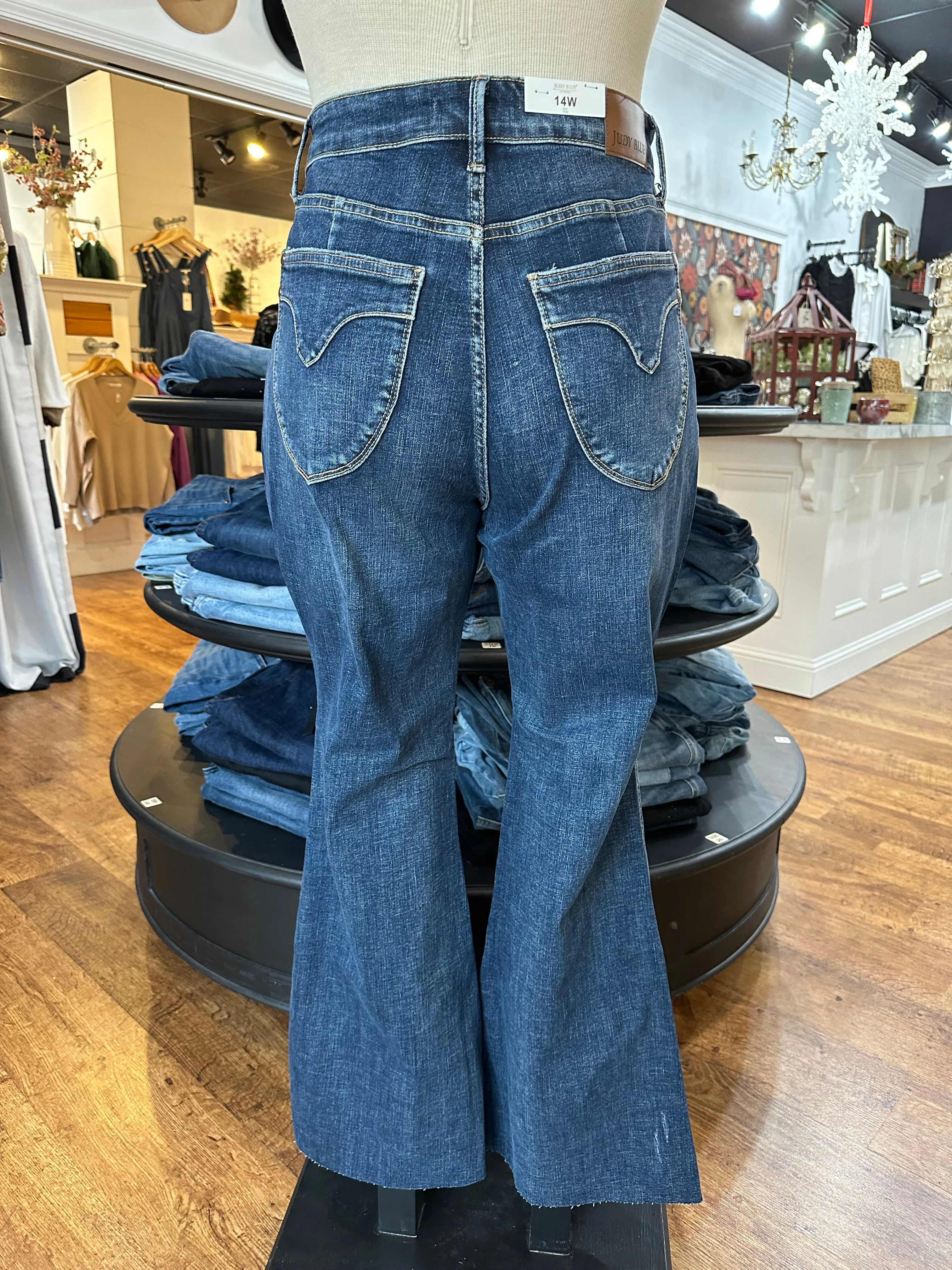 Judy Blue High Waist Tummy Control Flare Jean ~ HOLLY