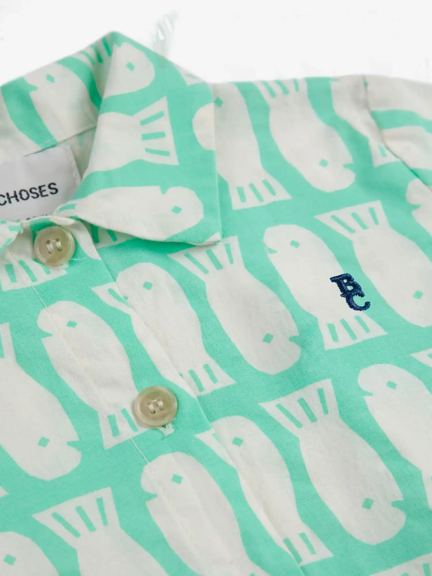 Lucky Fish all over woven shirt