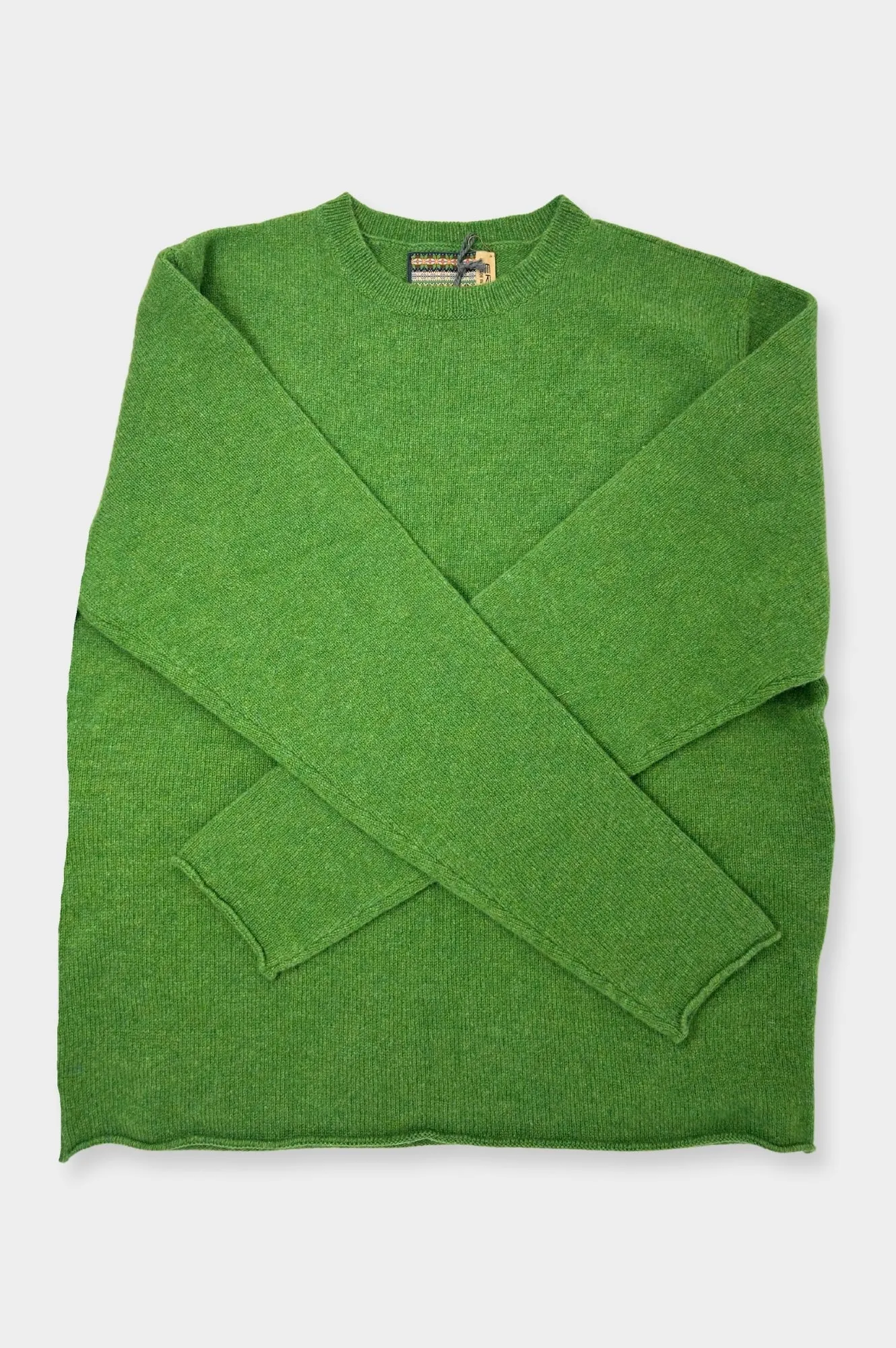 Merino Wool Corry T-Shirt Sweater | Green