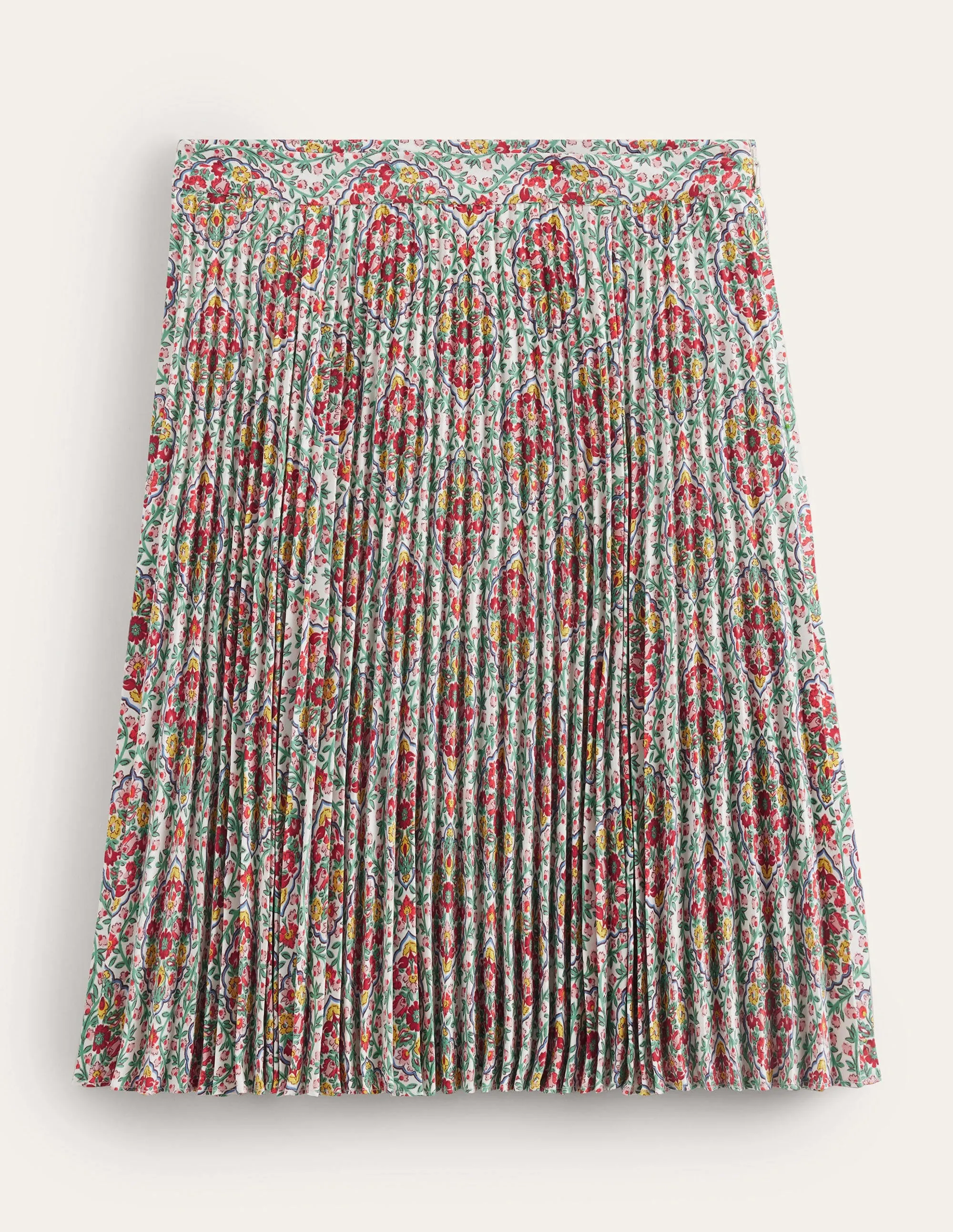 Mini Pleated Skirt-Multi, Vine Terrace