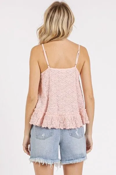 Mittoshop Textured V-Neck Cami