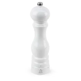 Peugeot Paris u'Select 9 Inch White Lacquer Salt Mill