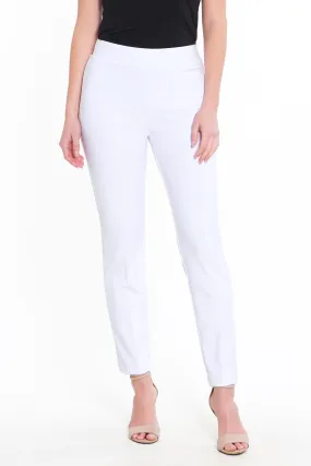 Pull On Pant with Back Vents - White