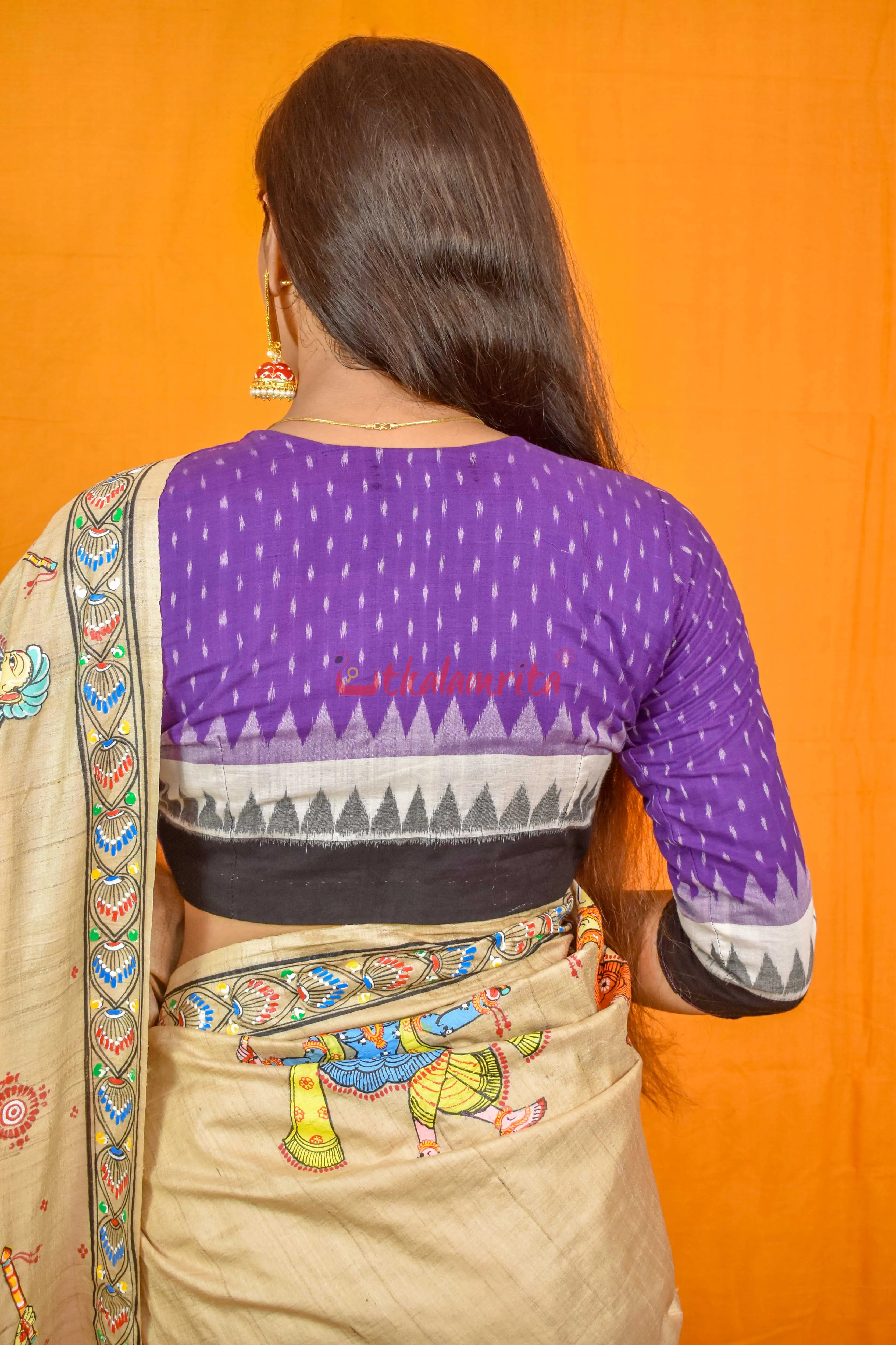 Purple Ghagara (Blouse)