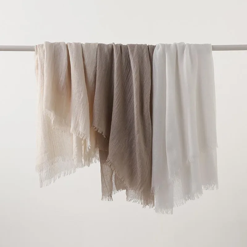 Soft Linen Texture Scarf