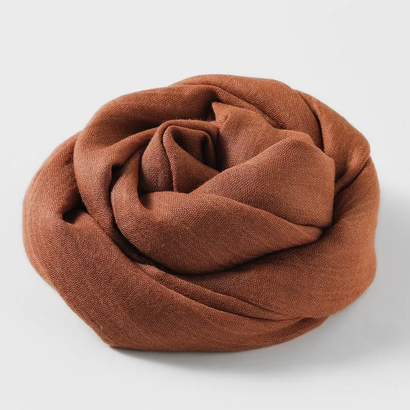 Soft Linen Texture Scarf