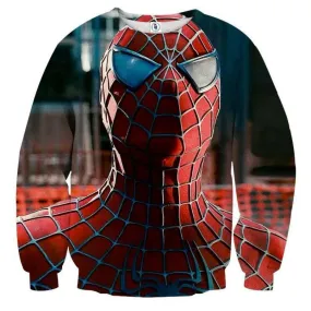 Spiderman Stylish 3D Printed Spiderman Sweatshirt