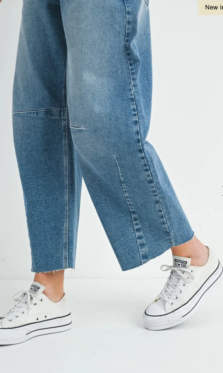 The Seamed Barrel Jean