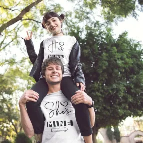 Valentine's Special: Adorable 'He's Mine, She's Mine' Couples Matching Outfits Set