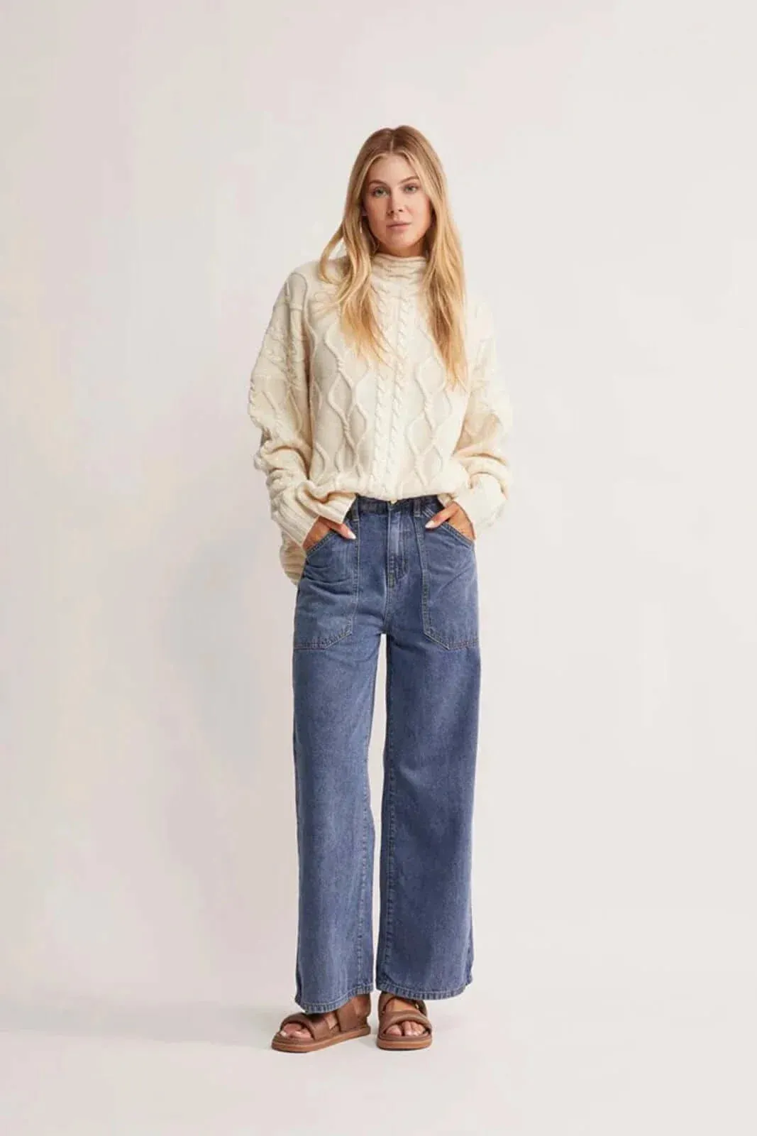 Water Lily Denim Pants ~ MOS the label