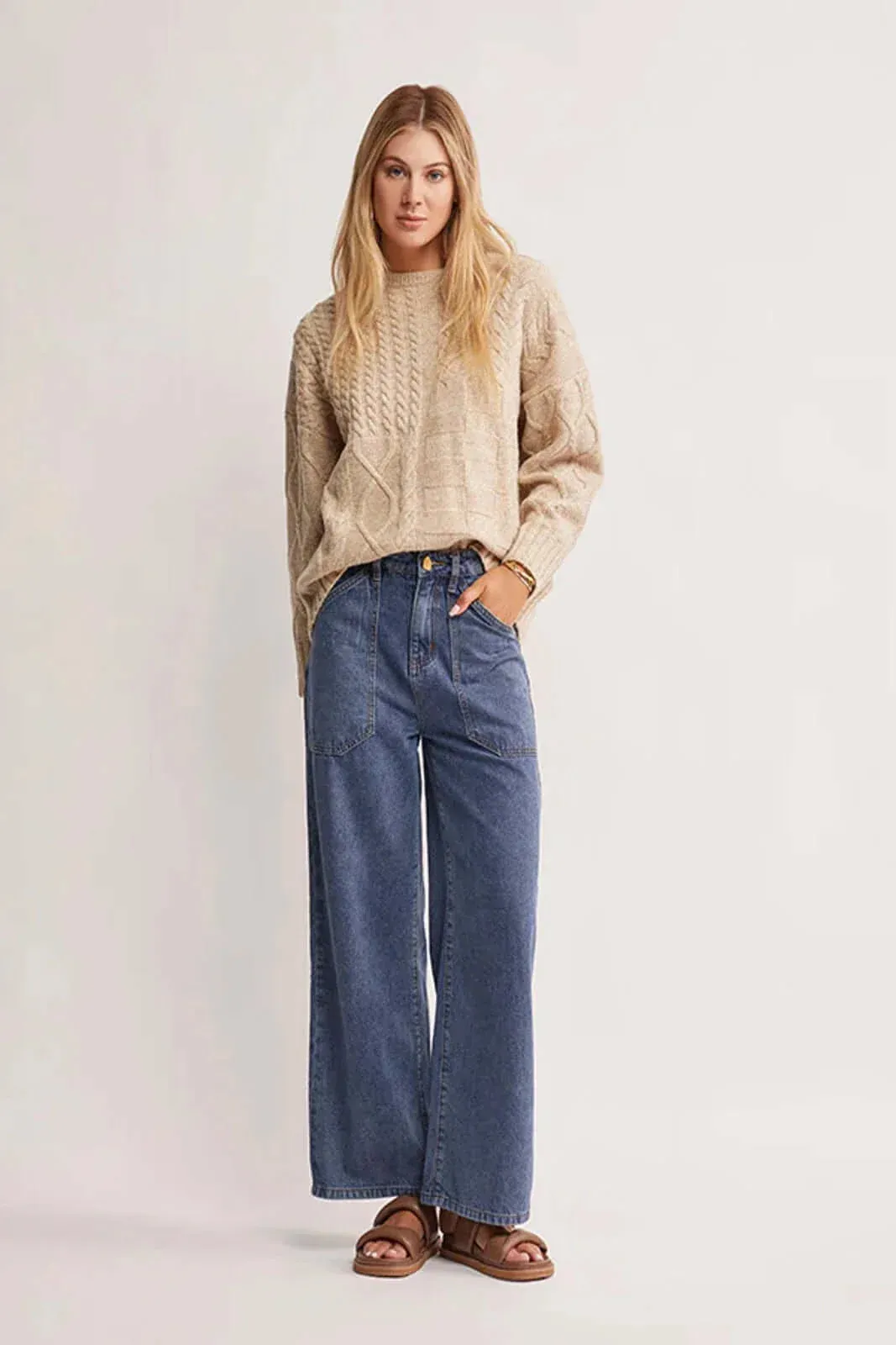 Water Lily Denim Pants ~ MOS the label