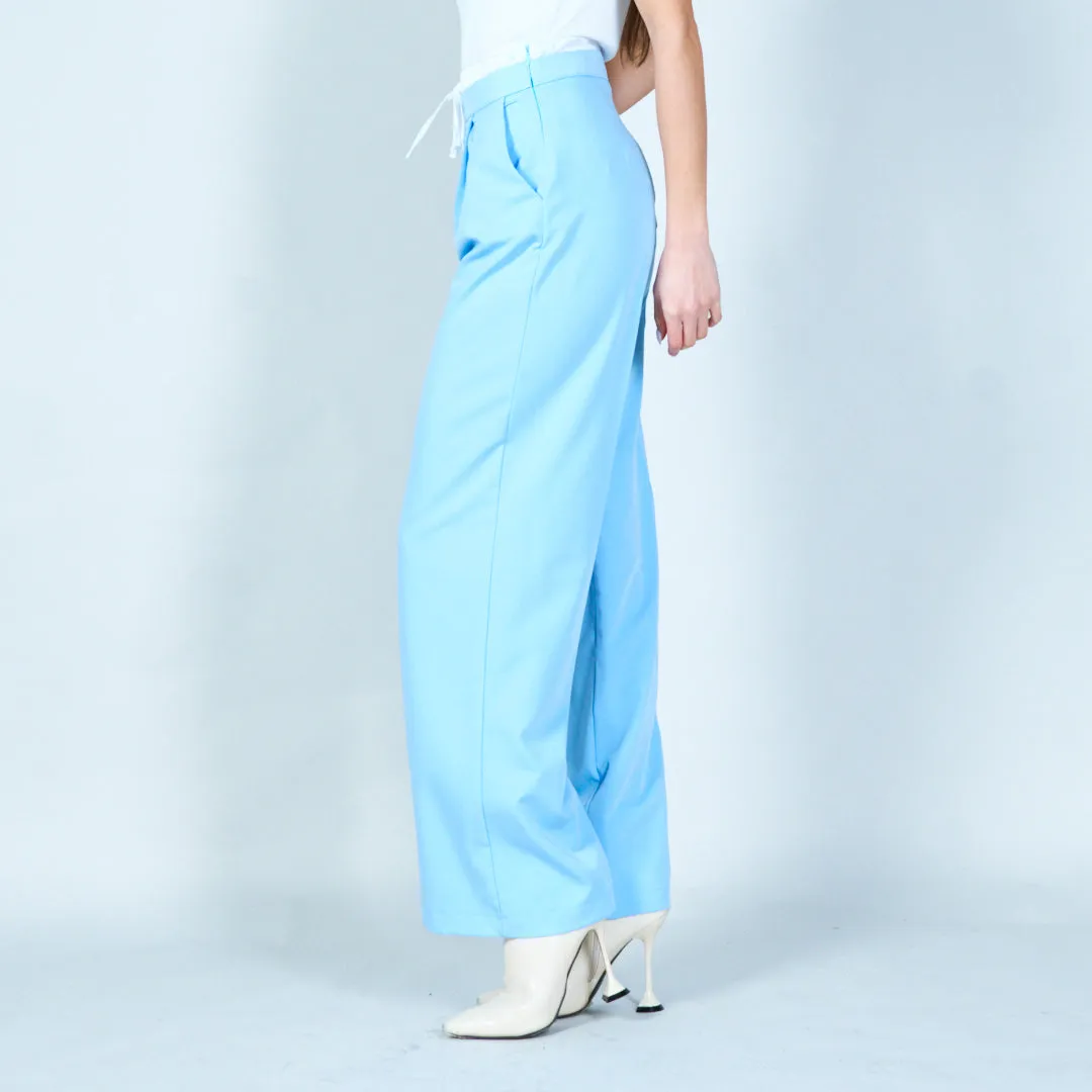 Wide-leg drawstring trousers wholesale