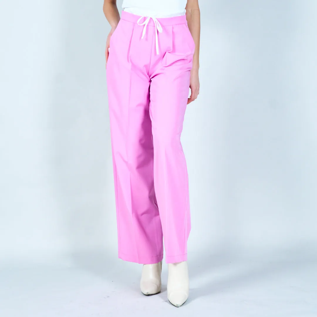 Wide-leg drawstring trousers wholesale