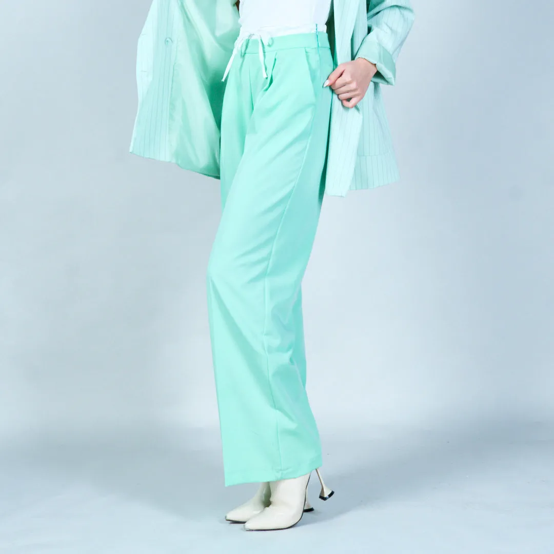 Wide-leg drawstring trousers wholesale