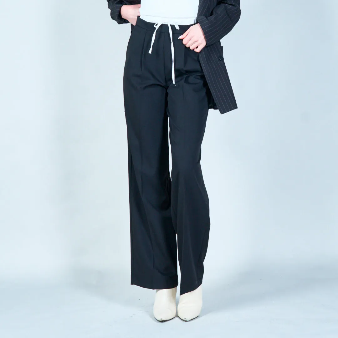 Wide-leg drawstring trousers wholesale