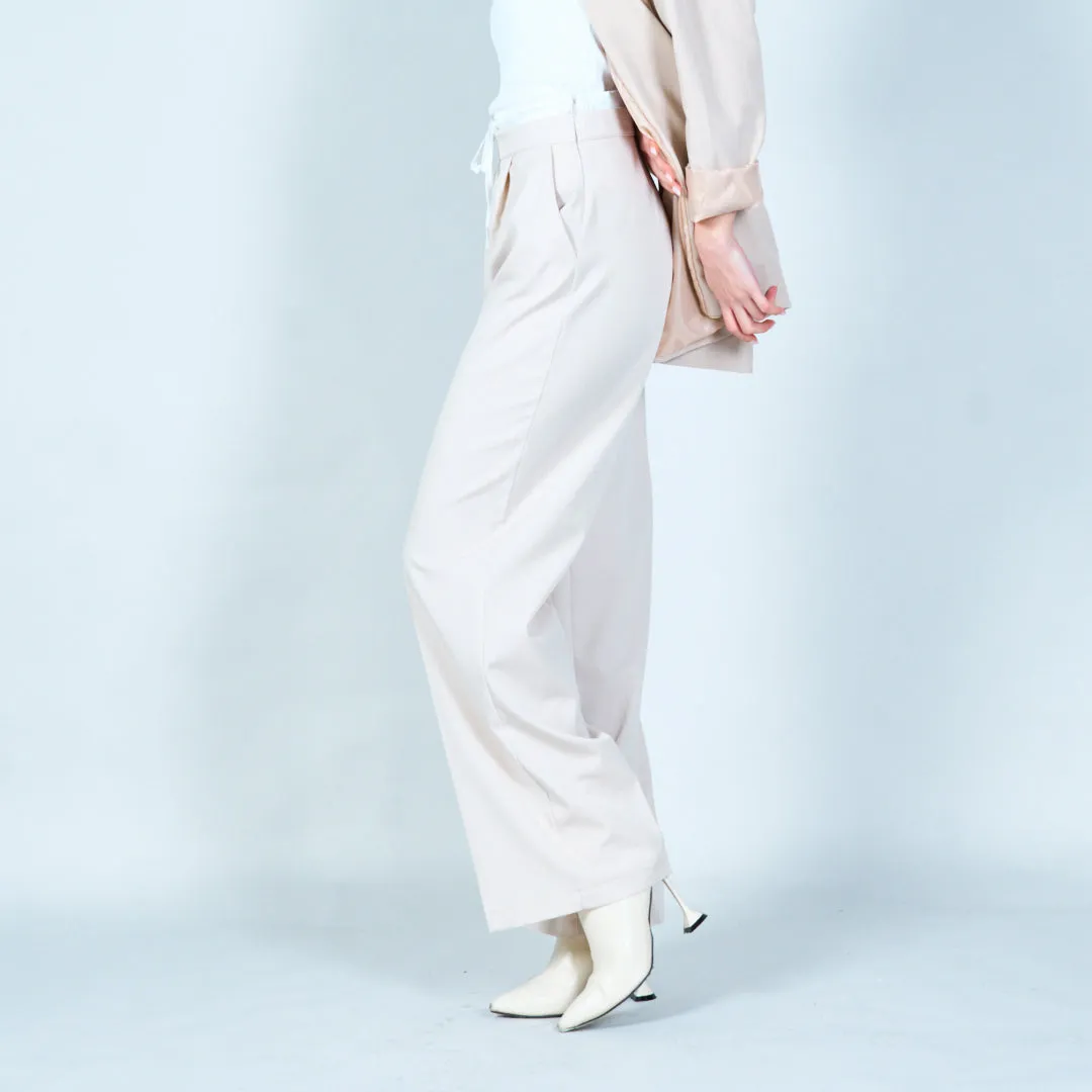 Wide-leg drawstring trousers wholesale